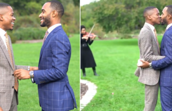 Handsome Gay Couple's Romantic Proposal