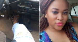 Nigerian Lady Fighting Agbero Holds Brake
