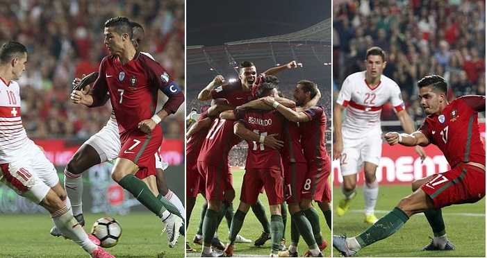 Cristiano Ronaldo Leads Portugal To Beat Switzerland 2-0 To Earn World Cup Berth (Video)