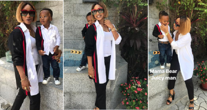 Tonto dikeh son king andre