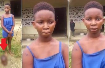 14-year-old Girl caught