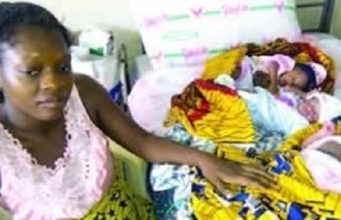 Undergraduate gives birth