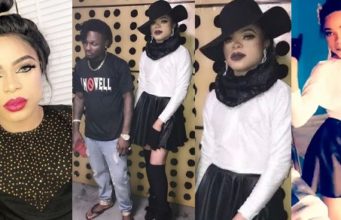 Bobrisky rocks skirt