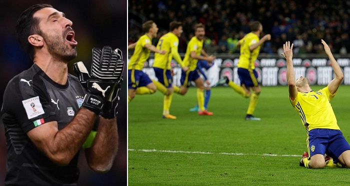 Italy Faces Heartbreak As Buffon, Others Fail To Reach 2018 World Cup For First Time Since 1958. (Photos)
