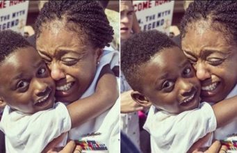 Nigerian Mum Reunites Son