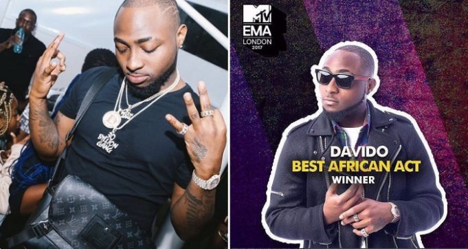 Davido Win MTV EMA Best African Act 2017