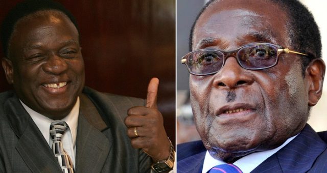 emmerson-mnangagwa-robert-mugabe Emmerson Mnangagwa Sworn