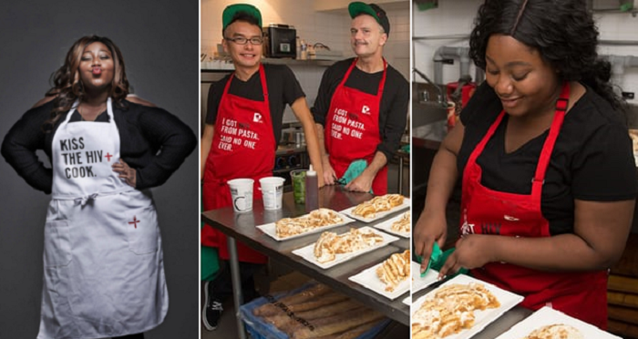 Restaurant in Toronto where everyone has HIV and they only employ HIV+ Chefs in the kitchen (Video)