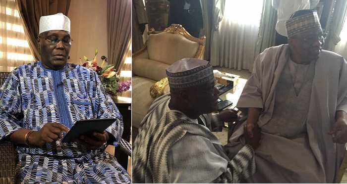 See This photo Of Atiku Kneeling Before IBB That Has Got People Talking!