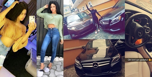 Nigerian Lady acquires 2 Luxury cars