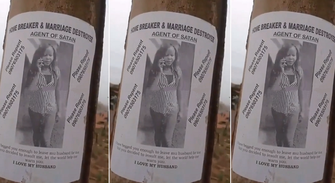 Nigerian Woman Shares Posters