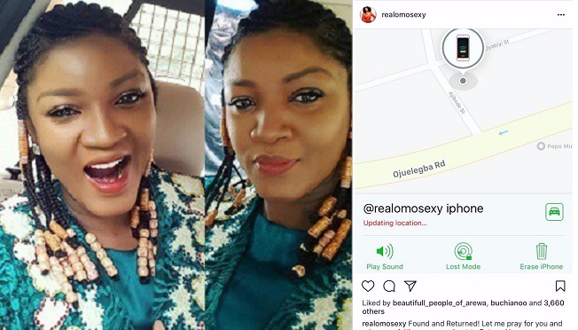 Omotola Jalade’s Iphone Found