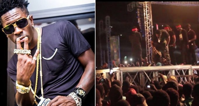 Shatta Wale Slaps Bodyguard