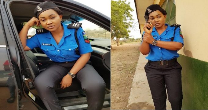 Mercy Aigbe rocks Police Uniform