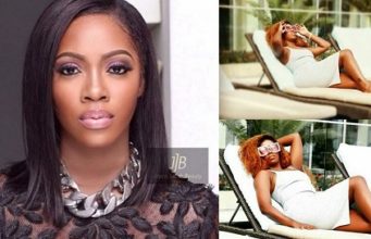 Tiwa Savage flaunts leg tattoo