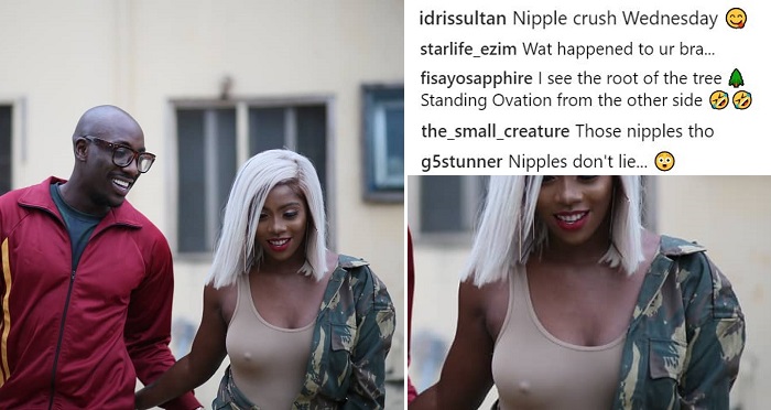People React As Tiwa Savage Bares Her Nipples In New Instagram Photo.