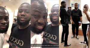 Hushpuppi takes Lasisi Elenu Gucci shopping