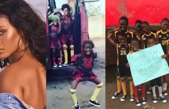 Rihanna thanks Nigerian kids