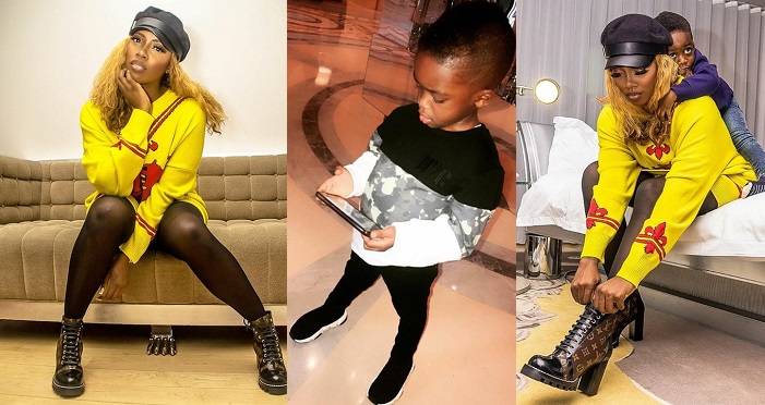 Tiwa Savage Reveals What Her Son, Jamil Does Whenever She Wants To Go Out (Photos)