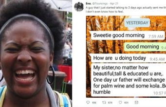 Nigerian lady shares