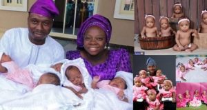 Nigerian couple celebrate