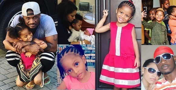 Peter Okoye family photo