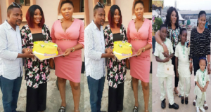 Segun Ogungbe celebrates