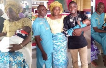 woman gives birth