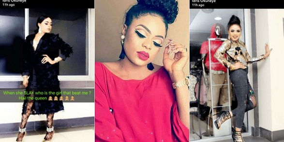 Bobrisky slams lady