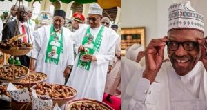 President Buhari spotted