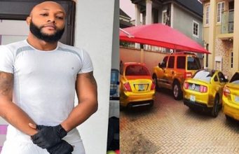 Kcee shows gold-painted
