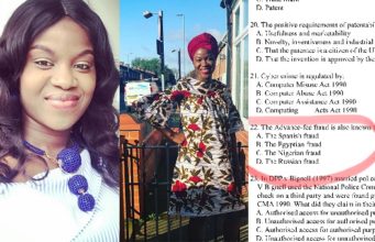 Nigerian lady schooling