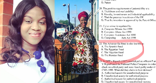 Nigerian lady schooling