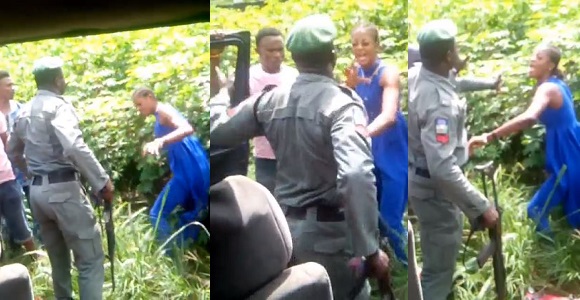 Nigerian policeman captured