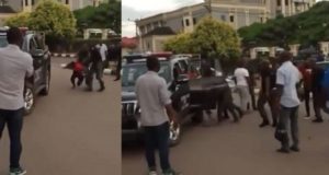 Nigerian police beat