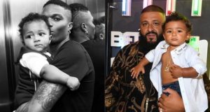 Wizkid son & DJ Khaled son