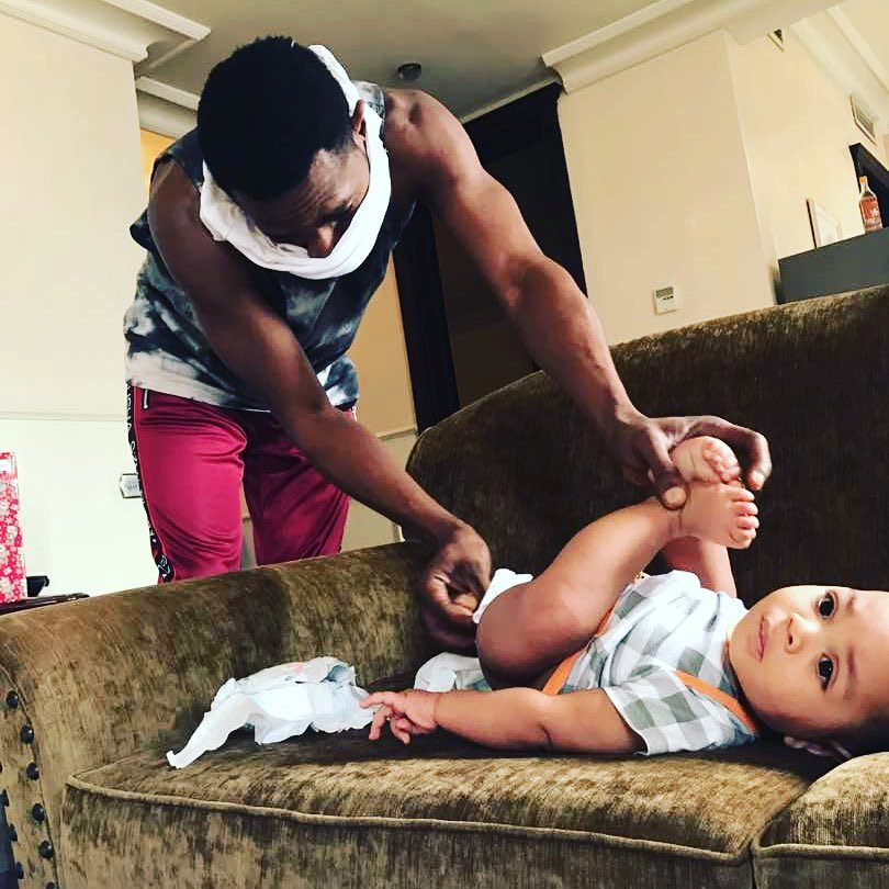 Dbanj late son photos
