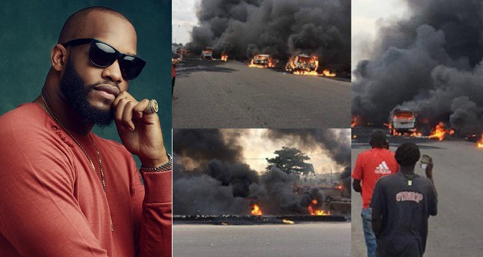 “We are just a bunch of jokers” – Rapper, Lnyxxx slams Nigerians calling for prayers over National tragedies.