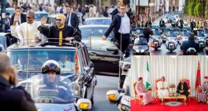 President Buhari arrives Morocco