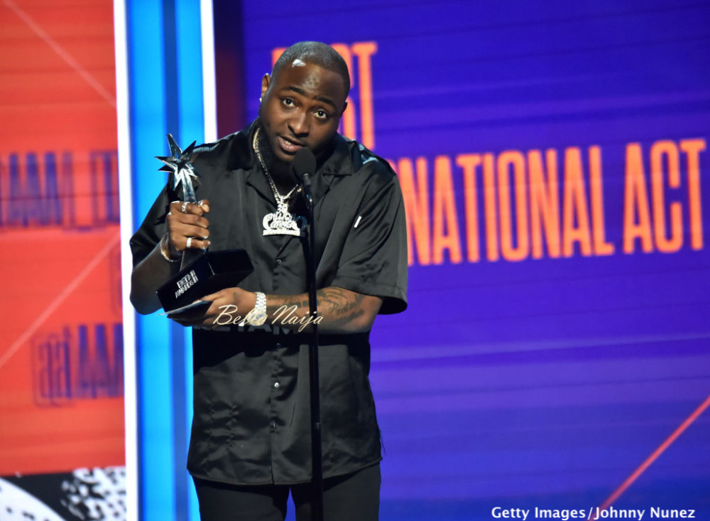 Davido wins Best International Act