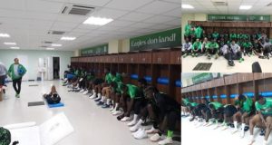 Super Eagles locker room