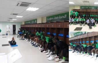 Super Eagles locker room