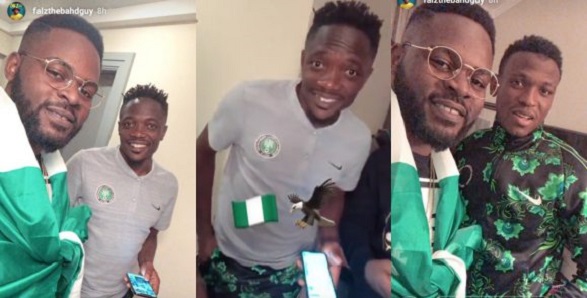 Falz visits Super Eagles
