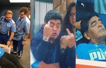 Maradona hospitalized