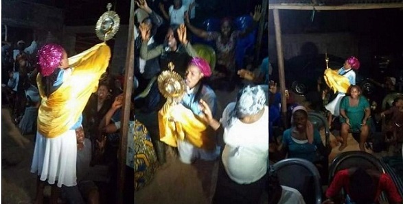 nig Female evangelist lifting