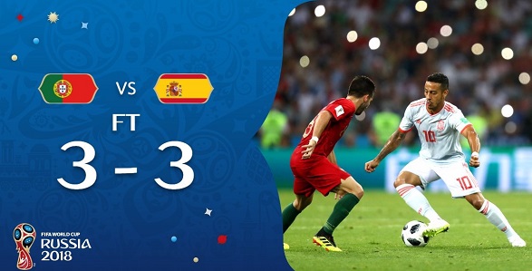 Cristiano Ronaldo scores