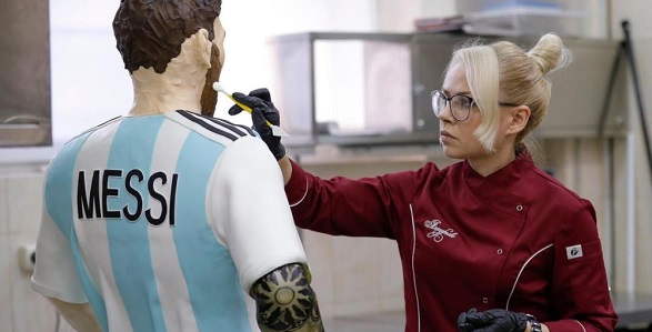 cake Russians sculptured