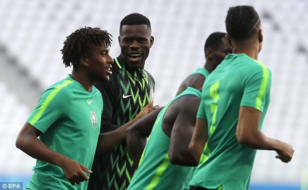 Super Eagles training