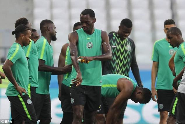 Super Eagles training