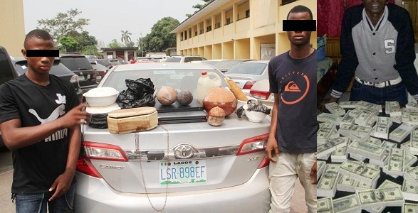 unbelievable-see-15-yahoo-boys-arrested-with-coffins-and-charms-by-efcc-see-photos